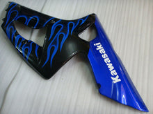 Cargar imagen en el visor de la galería, Black and Blue Flame - NINJA ZX-6R 03-04 Fairing Kit