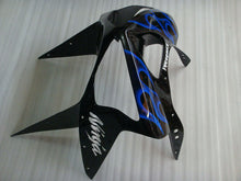 Cargar imagen en el visor de la galería, Black and Blue Flame - NINJA ZX-6R 03-04 Fairing Kit