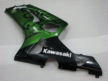 Cargar imagen en el visor de la galería, Green and Black Flame - NINJA ZX-6R 03-04 Fairing Kit
