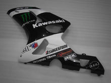 Cargar imagen en el visor de la galería, White and Black Monster - NINJA ZX-6R 03-04 Fairing Kit