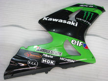 Cargar imagen en el visor de la galería, Green and Black Monster - NINJA ZX-6R 03-04 Fairing Kit