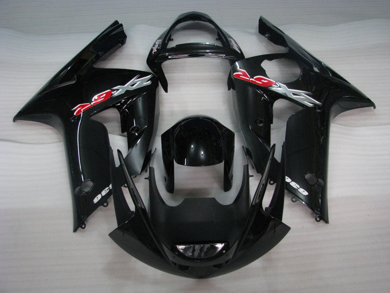 Black Factory Style - NINJA ZX-6R 03-04 Fairing Kit