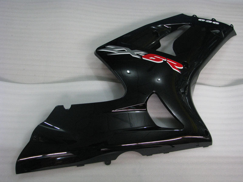 Black Factory Style - NINJA ZX-6R 03-04 Fairing Kit