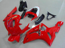 Cargar imagen en el visor de la galería, Red and White Factory Style - NINJA ZX-6R 03-04 Fairing Kit