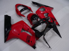 Cargar imagen en el visor de la galería, Red and Black Factory Style - NINJA ZX-6R 03-04 Fairing Kit