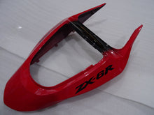 Cargar imagen en el visor de la galería, Red and Black Factory Style - NINJA ZX-6R 03-04 Fairing Kit