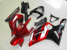 Cargar imagen en el visor de la galería, Red Black Factory Style - NINJA ZX-6R 03-04 Fairing Kit
