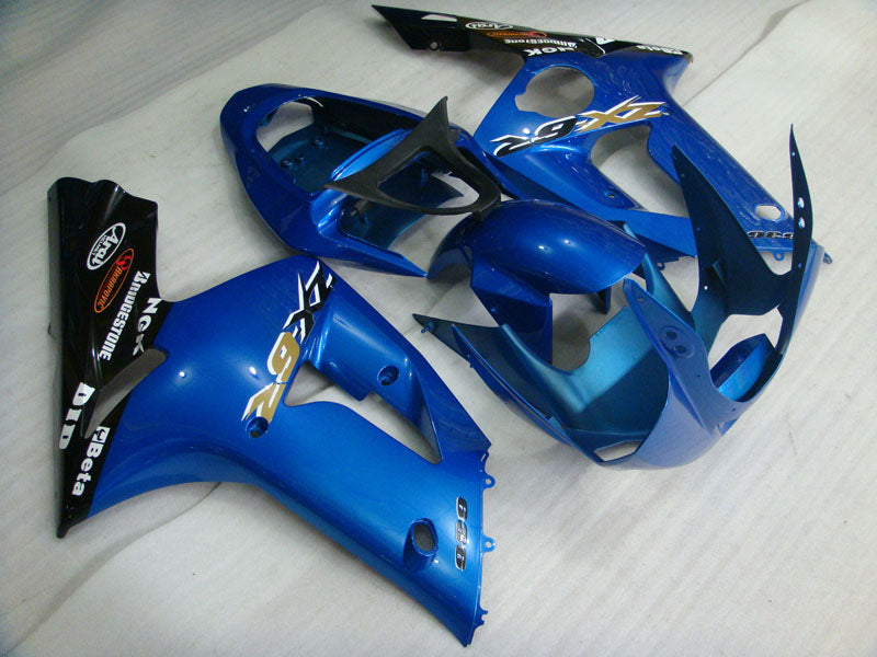 Blue and Black Factory Style - NINJA ZX-6R 03-04 Fairing Kit