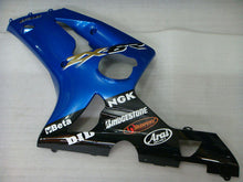 Cargar imagen en el visor de la galería, Blue and Black Factory Style - NINJA ZX-6R 03-04 Fairing Kit