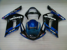 Cargar imagen en el visor de la galería, Blue Black Factory Style - NINJA ZX-6R 03-04 Fairing Kit