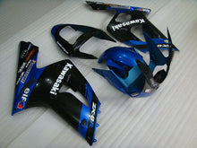 Cargar imagen en el visor de la galería, Blue Black Factory Style - NINJA ZX-6R 03-04 Fairing Kit