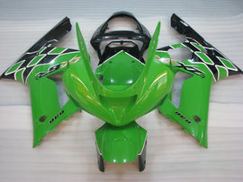 Green and Black Factory Style - NINJA ZX-6R 03-04 Fairing Kit