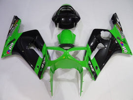 Black and Green Factory Style - NINJA ZX-6R 03-04 Fairing Kit