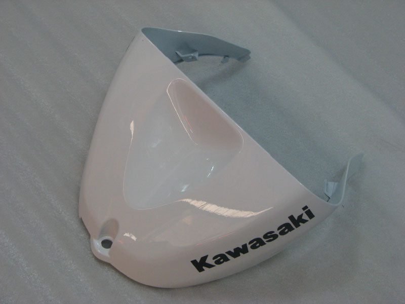 White and Black Corona - NINJA ZX-6R 05-06 Fairing Kit