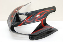 Cargar imagen en el visor de la galería, Black and Red Flame - NINJA ZX-6R 05-06 Fairing Kit