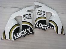 Cargar imagen en el visor de la galería, Black and White Lucky Strike - NINJA ZX-6R 05-06 Fairing Kit
