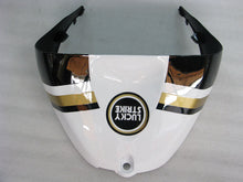 Cargar imagen en el visor de la galería, Black and White Lucky Strike - NINJA ZX-6R 05-06 Fairing Kit