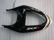 Cargar imagen en el visor de la galería, Black and White Lucky Strike - NINJA ZX-6R 05-06 Fairing Kit
