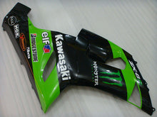 Cargar imagen en el visor de la galería, Monstruo Verde y Negro - Kit de Carenado NINJA ZX-6R 05-06