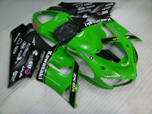Cargar imagen en el visor de la galería, Green Black Monster - NINJA ZX-6R 05-06 Fairing Kit