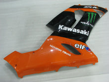 Cargar imagen en el visor de la galería, Orange Black Monster - NINJA ZX-6R 05-06 Fairing Kit