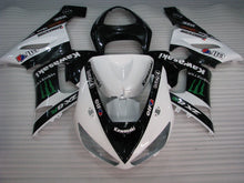 Cargar imagen en el visor de la galería, Black and White Monster - NINJA ZX-6R 05-06 Fairing Kit