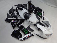 Cargar imagen en el visor de la galería, Black White Monster - NINJA ZX-6R 05-06 Fairing Kit