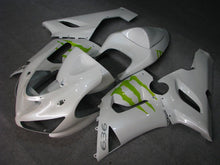 Cargar imagen en el visor de la galería, Pearl White Monster - NINJA ZX-6R 05-06 Fairing Kit