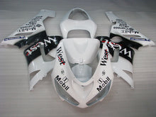 Cargar imagen en el visor de la galería, White and Black West - NINJA ZX-6R 05-06 Fairing Kit