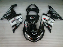 Cargar imagen en el visor de la galería, Black and White West - NINJA ZX-6R 05-06 Fairing Kit