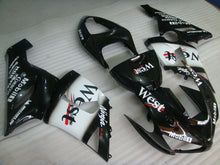 Cargar imagen en el visor de la galería, Black and White West - NINJA ZX-6R 05-06 Fairing Kit