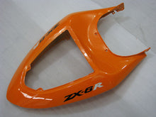 Cargar imagen en el visor de la galería, Orange and Matte Black Factory Style - NINJA ZX-6R 05-06 Fairing Kit