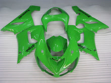 Cargar imagen en el visor de la galería, All Green Factory Style - NINJA ZX-6R 05-06 Fairing Kit