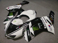 Cargar imagen en el visor de la galería, White and Black Monster - NINJA ZX-6R 07-08 Fairing Kit