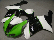 Cargar imagen en el visor de la galería, White Green and Black Factory Style - NINJA ZX-6R 07-08 Fairing Kit