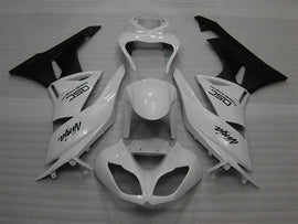 White and Matte Black Factory Style - NINJA ZX-6R 09-12 Fairing Kit