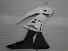 Cargar imagen en el visor de la galería, White and Matte Black Factory Style - NINJA ZX-6R 09-12 Fairing Kit