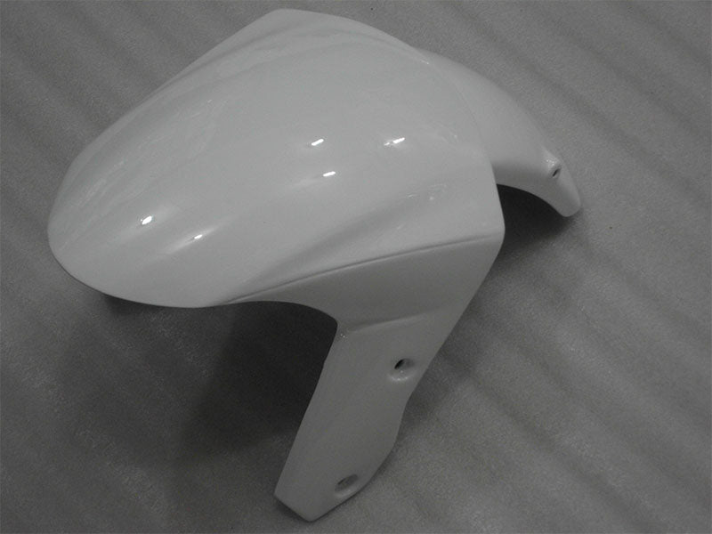 White and Matte Black Factory Style - NINJA ZX-6R 09-12 Fairing Kit