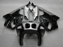 Cargar imagen en el visor de la galería, Silver and Black Factory Style - NINJA ZX-7R 96-03 Fairing Kit