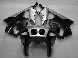 Silver and Black Factory Style - NINJA ZX-7R 96-03 Fairing Kit