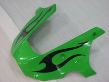 Cargar imagen en el visor de la galería, Green with Black Flame - NINJA ZX-9R 98-99 Fairing Kit