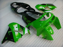 Cargar imagen en el visor de la galería, Green and Black White Factory Style - NINJA ZX-9R 98-99 Fairing Kit