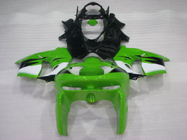 Green Black and White Factory Style - NINJA ZX-9R 98-99 Fairing Kit