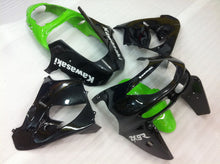Cargar imagen en el visor de la galería, Green and Black Factory Style - NINJA ZX-9R 98-99 Fairing Kit