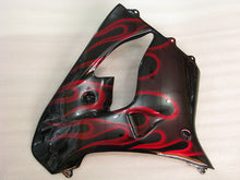 Cargar imagen en el visor de la galería, Black with Red Flame - NINJA ZX-9R 00-01 Fairing Kit
