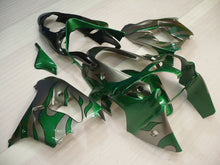 Cargar imagen en el visor de la galería, Silver and Green Flame - NINJA ZX-9R 00-01 Fairing Kit