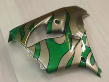 Cargar imagen en el visor de la galería, Silver and Green Flame - NINJA ZX-9R 00-01 Fairing Kit
