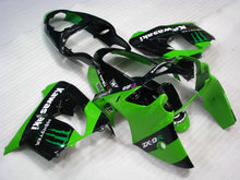Cargar imagen en el visor de la galería, Green and Black Monster - NINJA ZX-9R 00-01 Fairing Kit