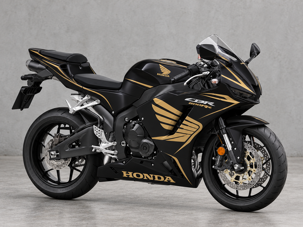 Black and Golden Factory Style - CBR600RR 24-26 Fairing Kit