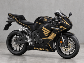 Negro y dorado, estilo de fábrica - kit de carenado para CBR600RR 24-26